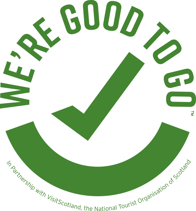 we are good to go logo with big green tick
